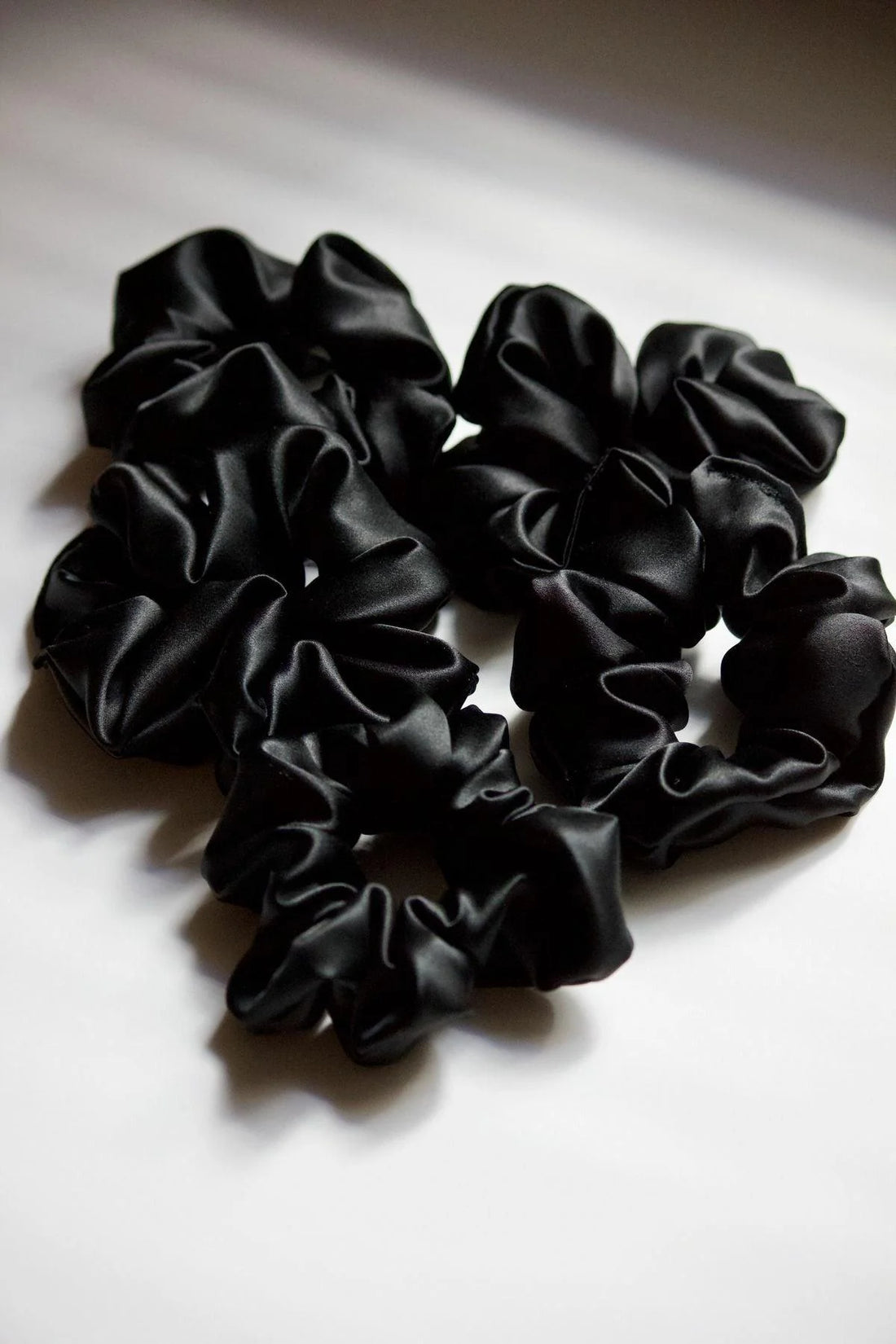 Silk Scrunchie - Black