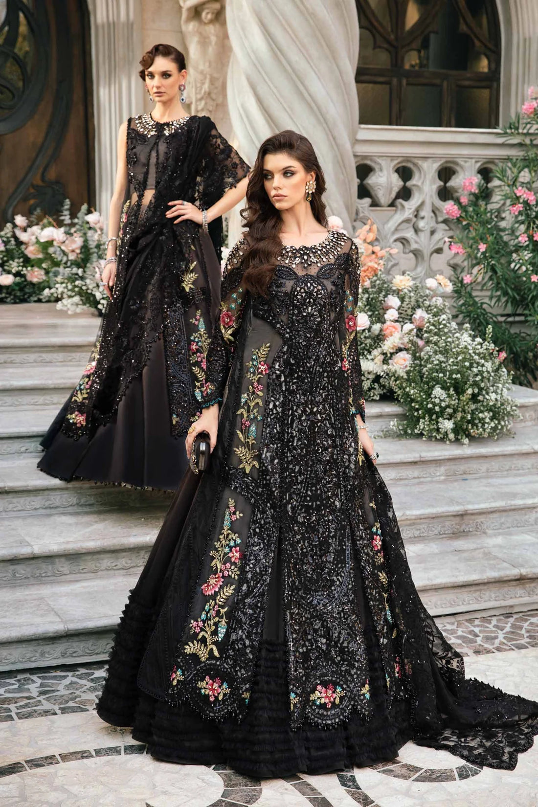 3 Piece Unstitched Embroidered Suit