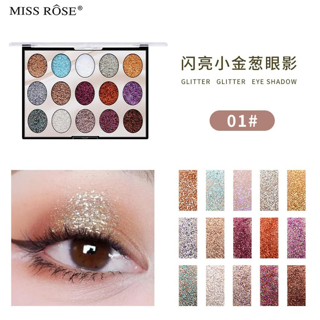 Miss Rose Beauty 15 Color Glitter