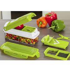 Nicer Dicer Plus 12-in-1 Vegetables Cutter, Fruit Slicer, Vegetables Peeler, All-in-One Vegetables & Fruits Slicer, Peeler & Grater