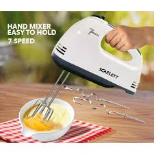 Scarlet Hand Super Hand Mixer Mixer 7 Speed for Baking Goods