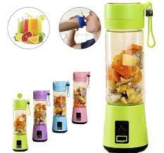 Portable 380ml rechargeable 6 blade fast juicer cutter mixer blender wireless